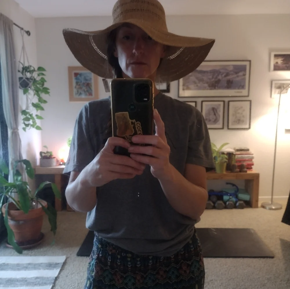 ☀️ NWT SUNNY DAY BOHO SUN HAT by Kristin Maden California sun hat new - Picture 9 of 9
